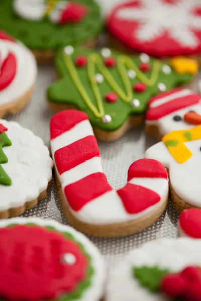 Zelfgemaakte kerstkoekjes - peperkoek — Stockfoto