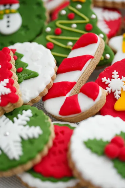 Bolinhos de Natal caseiros - pão de gengibre — Fotografia de Stock