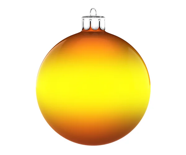 Perfect christmas ball on white background — Stock Photo, Image