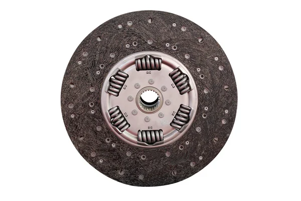 Auto díly spojky disk izolované na bílém — Stock fotografie