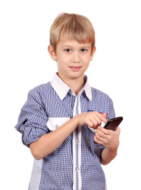 Çocuk akıllı telefonda çevirir