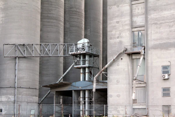 Silo warehouse industry zone detail — Stock Photo, Image