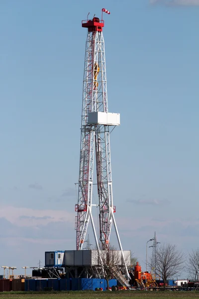 Equipamento de perfuração de petróleo indústria pesada — Fotografia de Stock