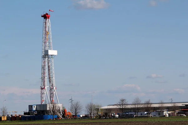 Impianto di perforazione industria petrolifera — Foto Stock