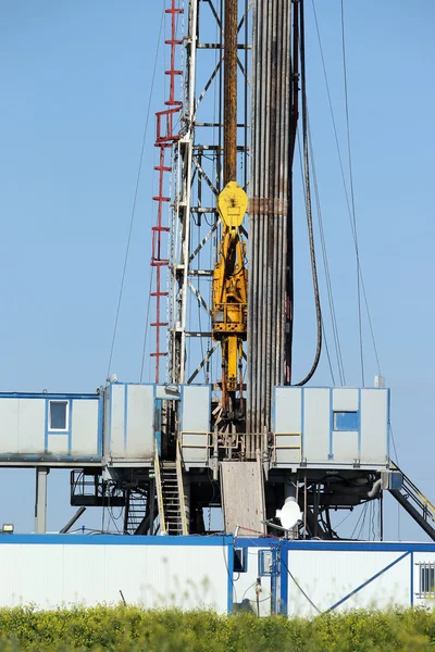 Système d'entraînement supérieur plate-forme de forage pétrolier — Photo