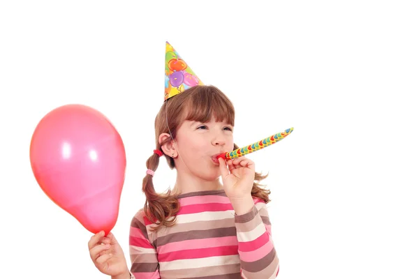 Feliz festa de aniversário da menina — Fotografia de Stock