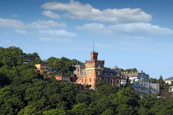 Castelo em Gellert hill Budapeste Hungria — Fotografia de Stock