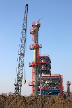 Fabrika inşaat sitesi sanayi bölgesi