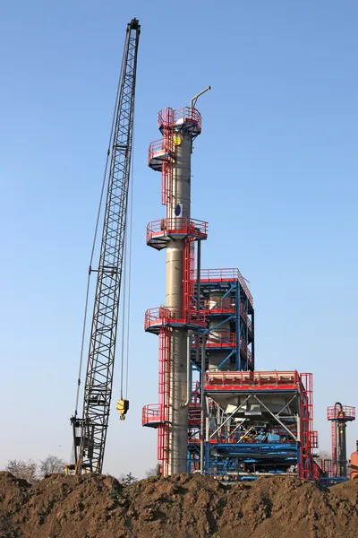 Zona de indústria de canteiro de obras — Fotografia de Stock