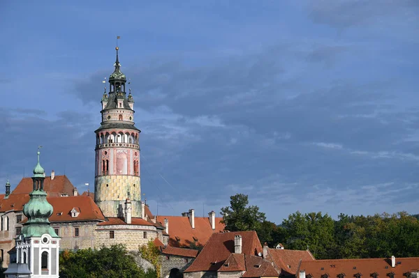 Vue Sur Église Château Cesky Krumlov République Tchèque — Photo