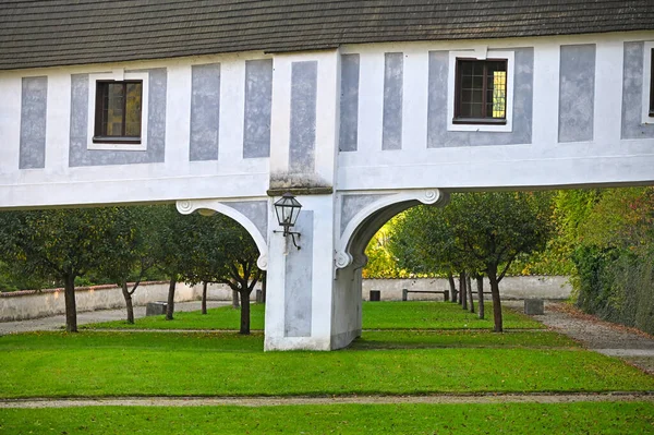 Cesky Krumlov Çek Cumhuriyeti Ndeki Kale Duvarları — Stok fotoğraf