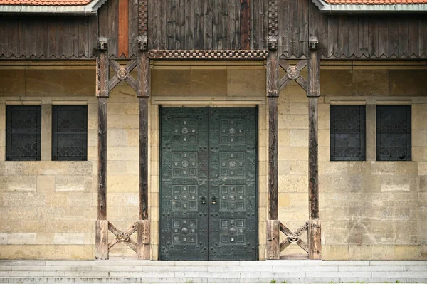 Saint Francis Assisi Church Entrance Vienna — Fotografia de Stock