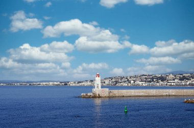 Lighthouse in Nice France landscape