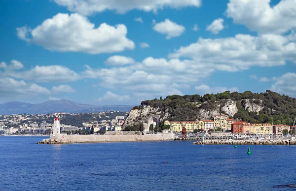 Lighthouse Port Nice France Landscape — Stock fotografie