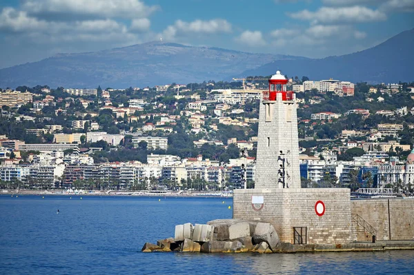 Lighthouse Nice France Landmark — 图库照片