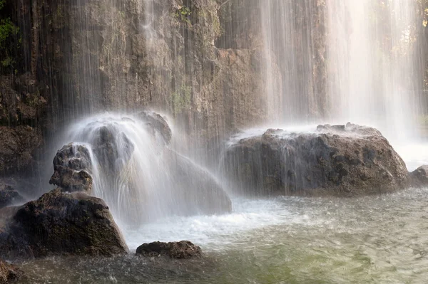 Waterfall Chateau Park Nice France Royalty Free Stock Photos