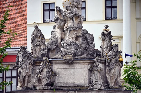 Estátua Trindade Sopron Hungria — Fotografia de Stock