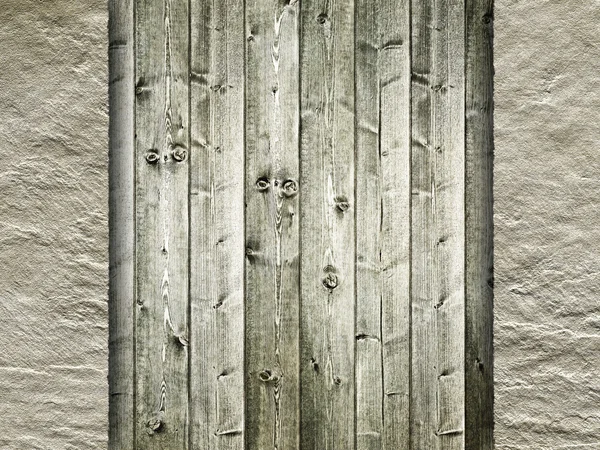 Wood and plaster background — Stock Photo, Image