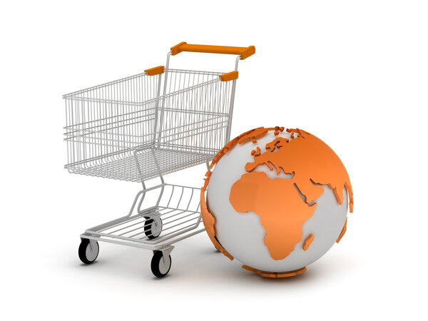 Иллюстрация концепции E-Shopping
