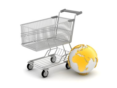 on-line alışveriş - konsept illüstrasyon