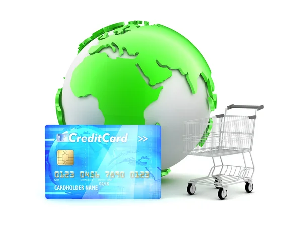 Online betalningar - konceptet illustration — Stockfoto