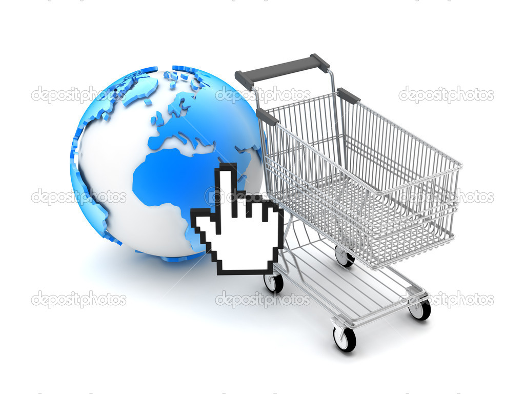 E-shopping - Concept illustration