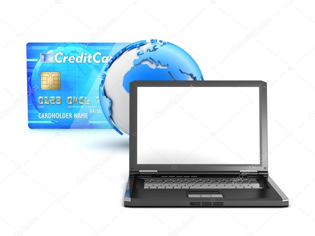 Online payments - concept illustration