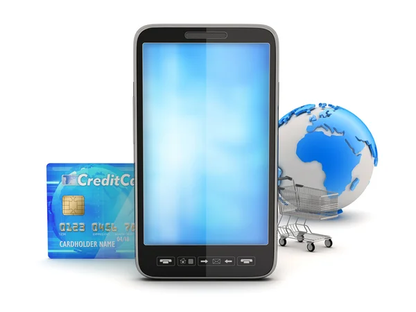 Online alışveriş - konsept illüstrasyon