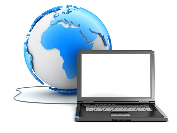 Internet bağlantısı - konsept illüstrasyon