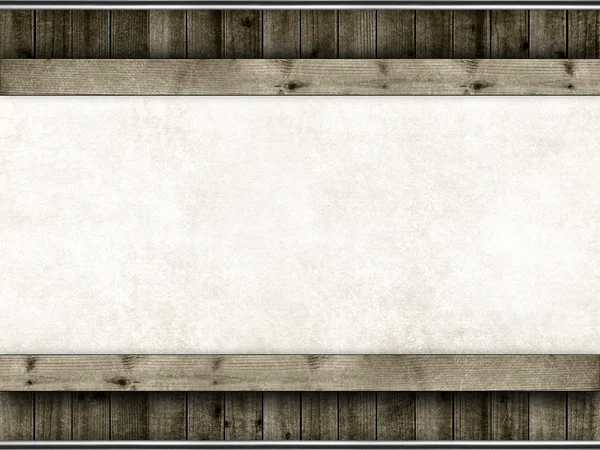 Sjabloon - handgeschept papier en planken — Stockfoto