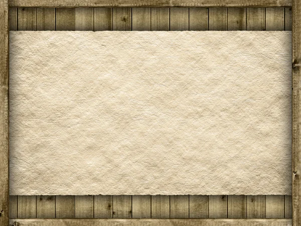 Background - planks and blank sheet — Stock Photo, Image