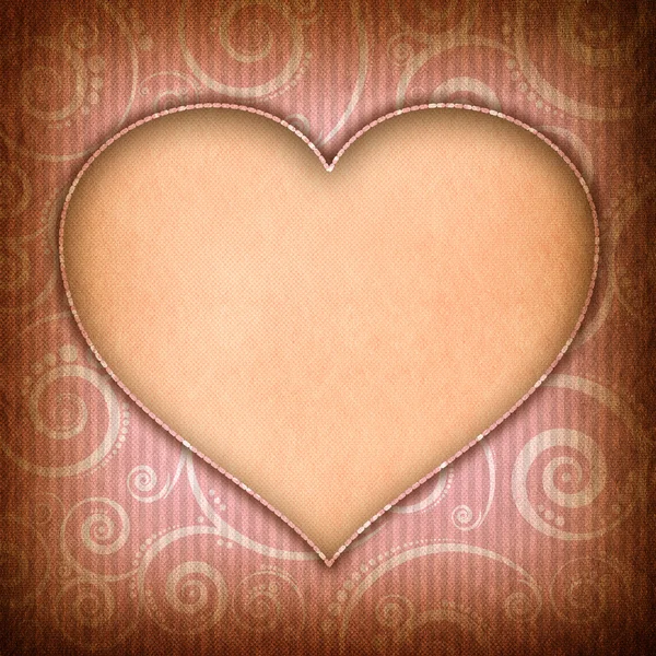 Aftelkalender voor Valentijnsdag sjabloon achtergrond — Stockfoto