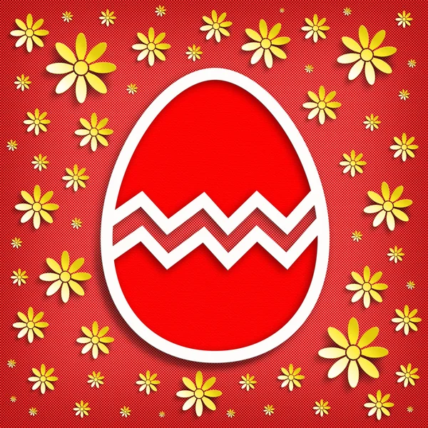 Happy Easter card - background template — Stock Photo, Image