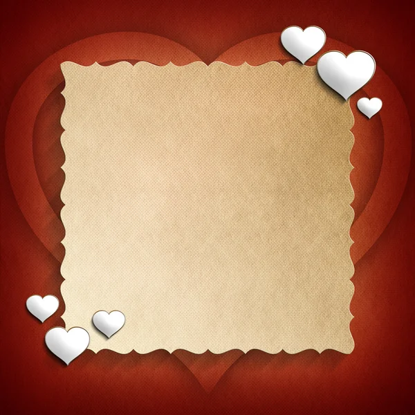 Valentine Day background template — Stock Photo, Image