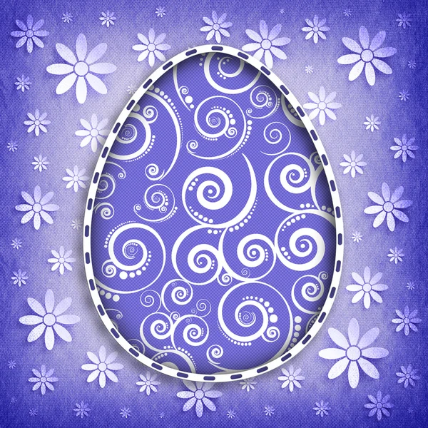 Happy Easter Card - fond à motifs — Photo