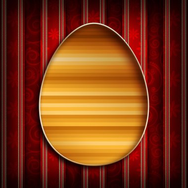 Mutlu Paskalya - basit bir tasarım bir tebrik kartı