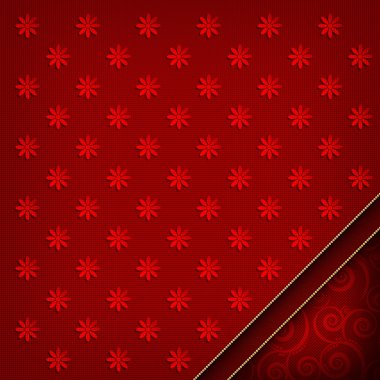 Kırmızı desenli arka plan