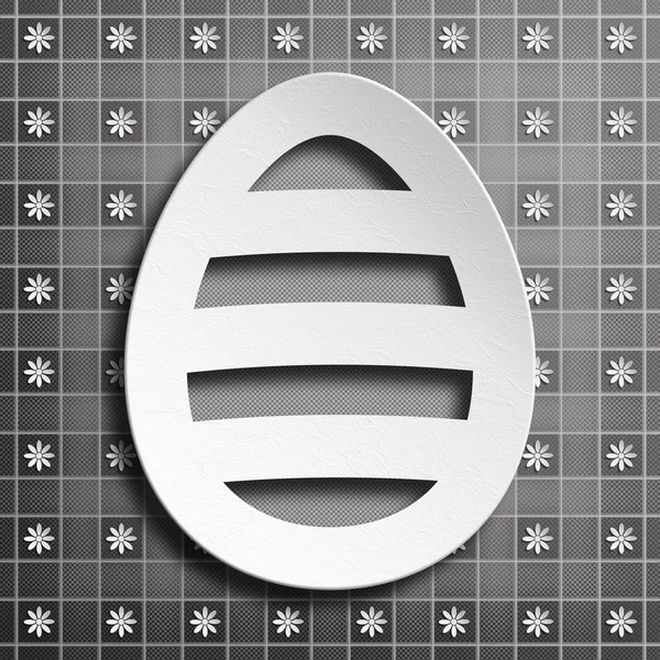 Frohe Ostern - einfaches Design der Grußkarte — Stockfoto