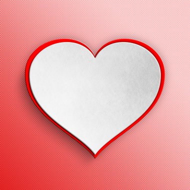 Sevgililer günü kartı arka plan - kalp basit şekli