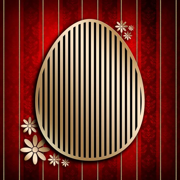 Happy Easter greeting card template — Stock Photo, Image