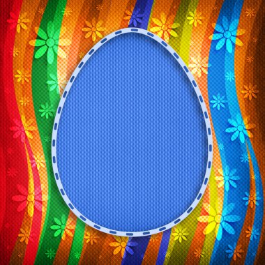 easter egg renkli desenli arka plan şekli