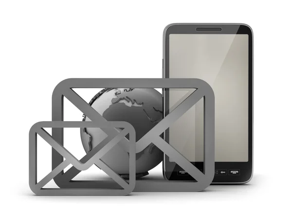 Mobile internet - concept illustration — Stock Photo, Image