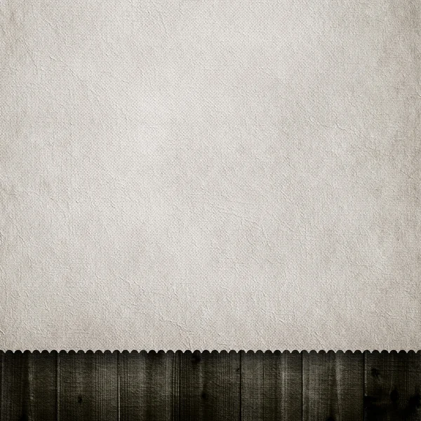 Handgjort papper blad på plankor — Stockfoto