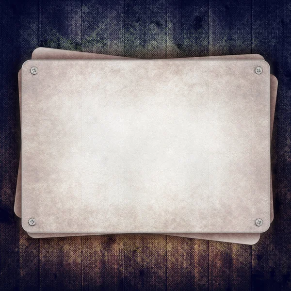 Blank plate on grunge background — Stock Photo, Image