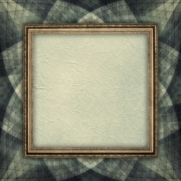 Blanco papier blad in afbeeldingsframe op rozet achtergrond — Stockfoto