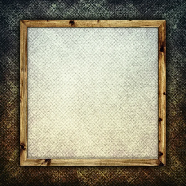 Template background - blank paper sheet in picture frame — Stock Photo, Image