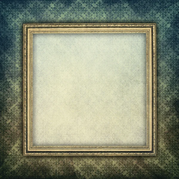 Template background - blank paper sheet in picture frame — Stock Photo, Image