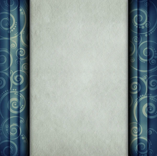 Blank paper sheet on retro pattern background — Stock Photo, Image