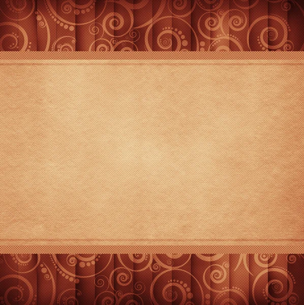 Grunge background template - blank space and vintage pattern — Stock Photo, Image