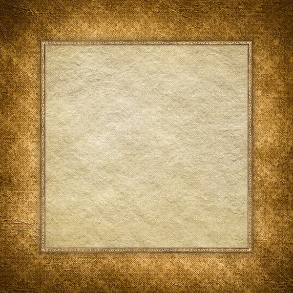 Blank handmade paper sheet on grunge background — Stock Photo, Image